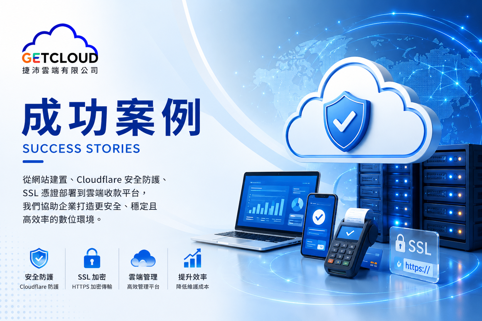 GETCLOUD 成功案例